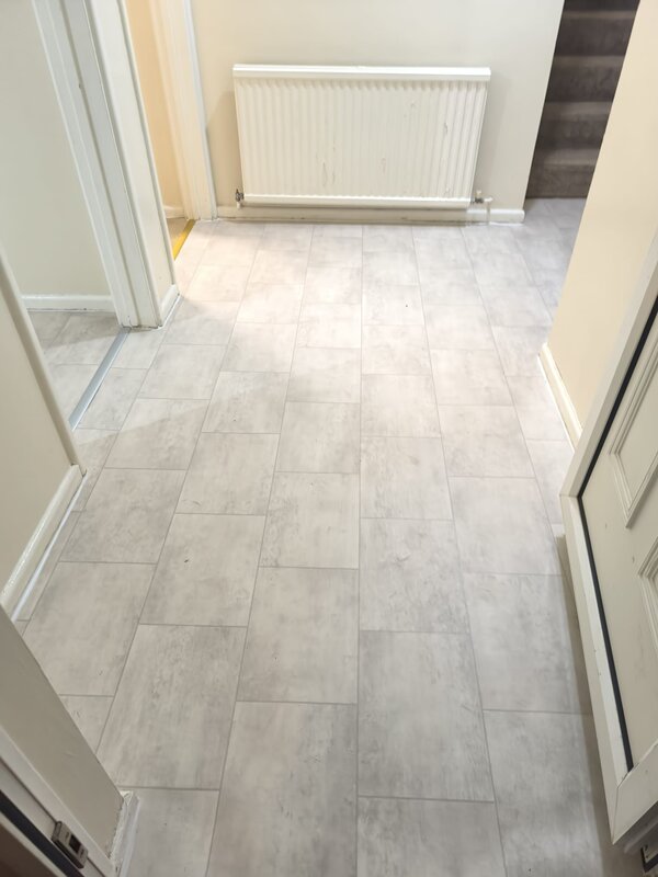Quality vinyl flooring project in Northwood